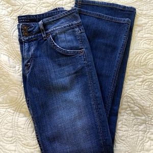 Hudson bootcut flap pocket double button jean